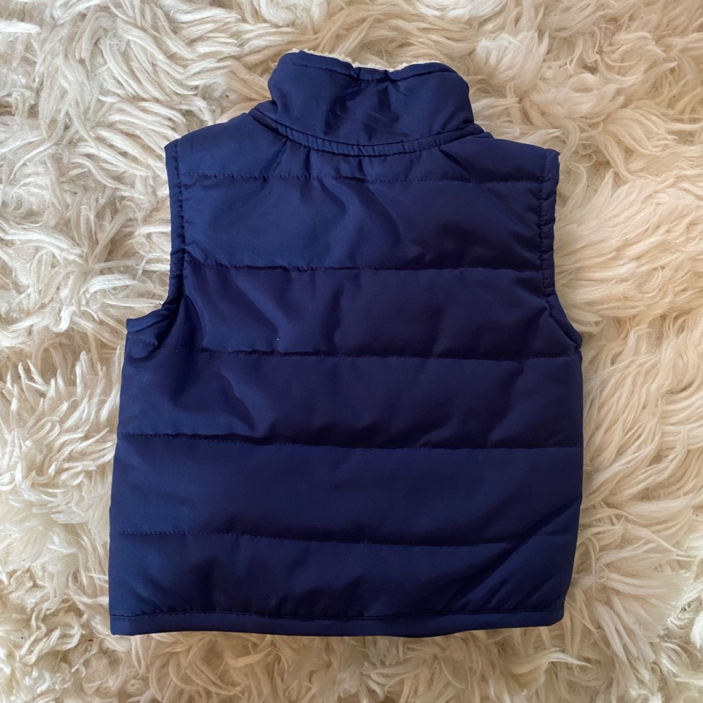 Carter’s Kids Navy Blue Puffer Vest - Picture 2 of 4